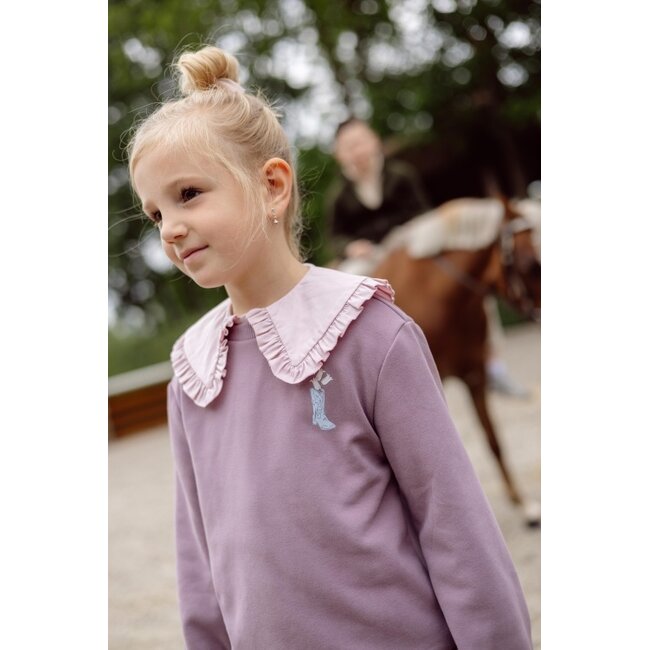 Sweater 4017 Pink purple