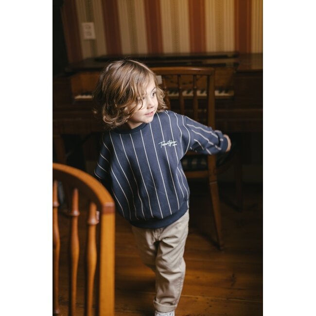 Sweater 7903 AOP Blue Stripe