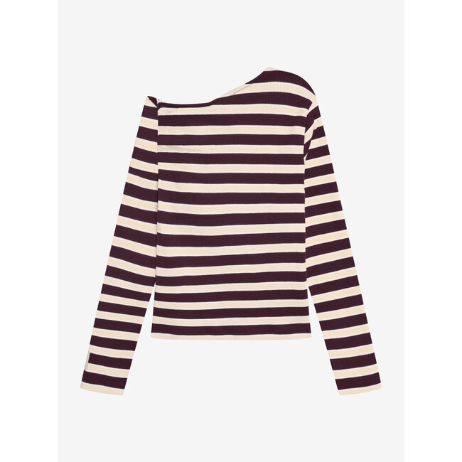 Longsleeve Off-shoulder  Red/4718/Fig