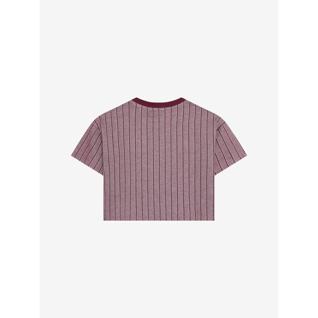 T-shirt Wide Cropped Red/4718/Fig