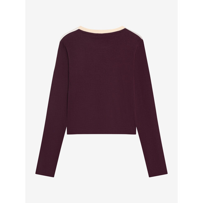 Longsleeve Cropped  Red/4718/Fig