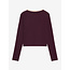 Longsleeve Cropped  Red/4718/Fig