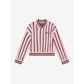 Indian Blue Jeans Knitwear Fuzzy Stripe Pink/5705/Flushing Pink
