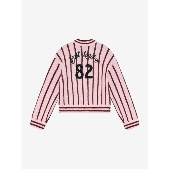 Knitwear Fuzzy Stripe Pink/5705/Flushing Pink