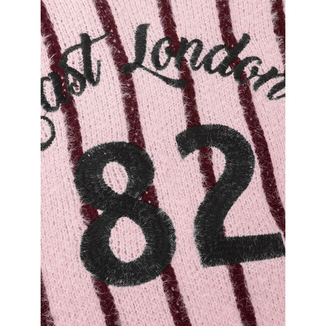 Knitwear Fuzzy Stripe Pink/5705/Flushing Pink