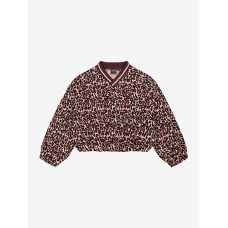 Indian Blue Jeans Sweater Leopard Red/4718/Fig