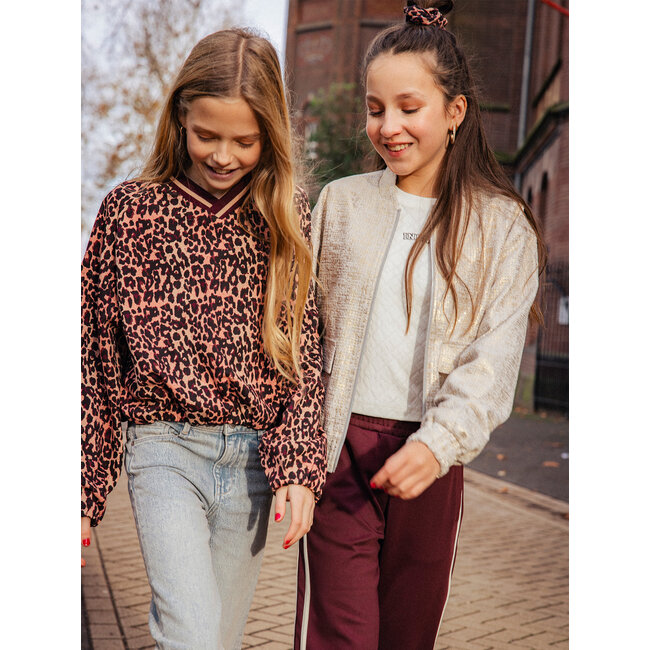 Sweater Leopard Red/4718/Fig