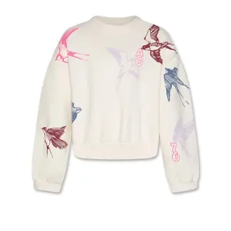 AO76 noemi sweater swallow /000101 - ivory