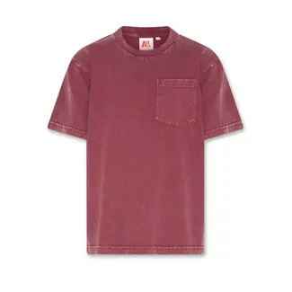 AO76 kanje t-shirt skater /000680 - bordeaux