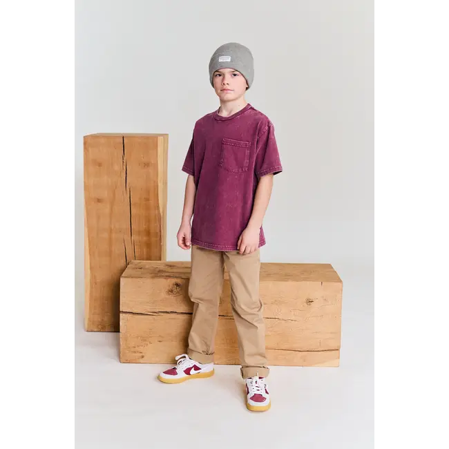 kanje t-shirt skater /000680 - bordeaux