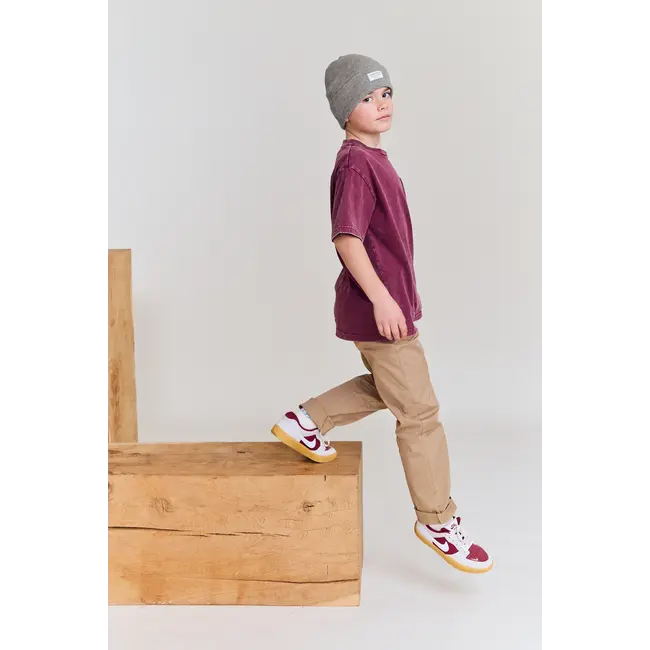 kanje t-shirt skater /000680 - bordeaux