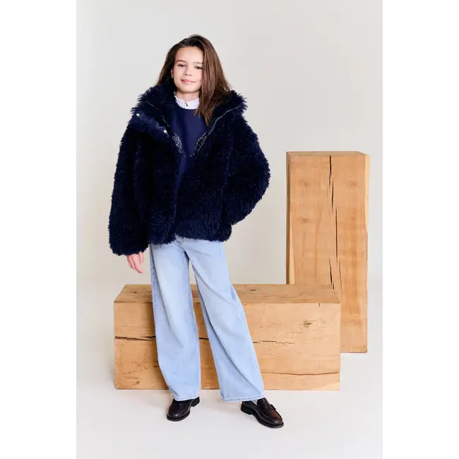 batu teddy jacket /000799 - classic navy