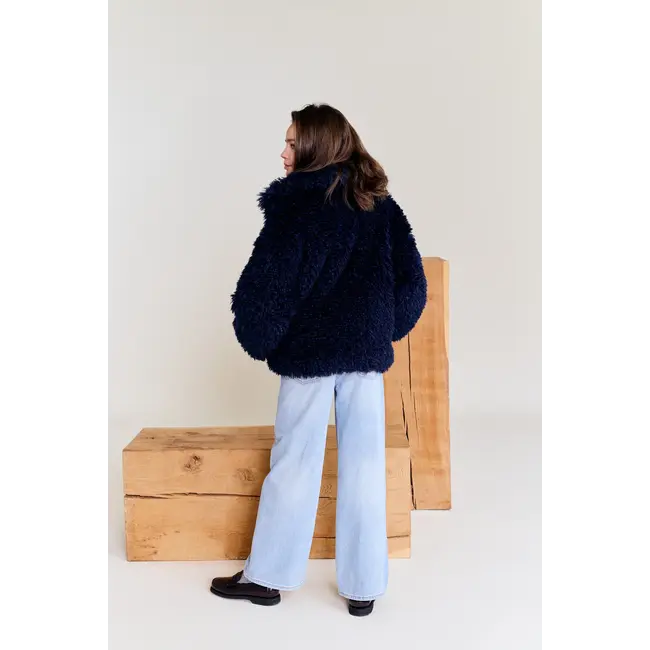 batu teddy jacket /000799 - classic navy