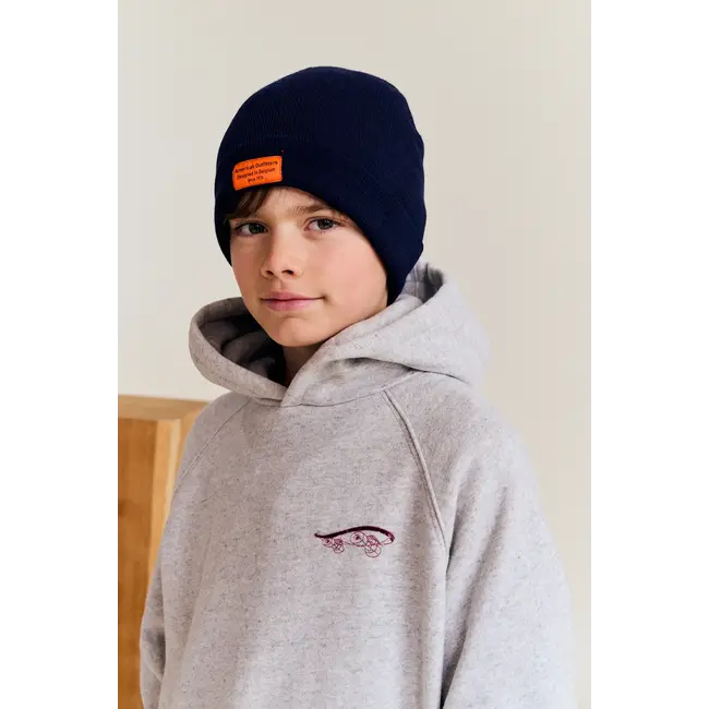 lenny hoodie crew /000908 - grey melange