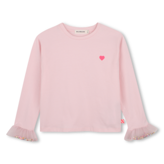 BILLIEBLUSH T-SHIRT LANGE MOUWEN 475 ROZE