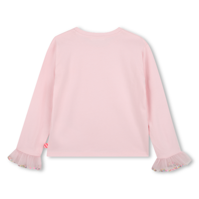 T-SHIRT LANGE MOUWEN 475 ROZE