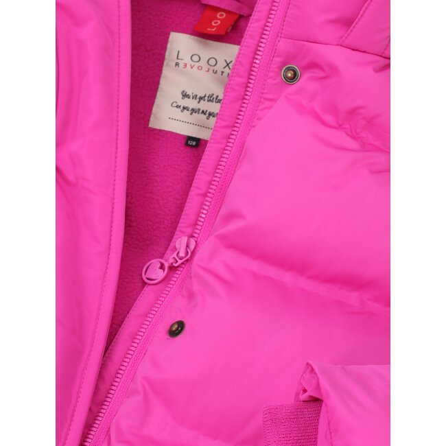 Little fake down jacket 201 candy pink