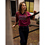 10sixteen lace Tee 279 Ruby red
