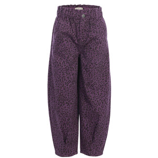 Looxs Little Little leopard  jeans 615 Purple leopard