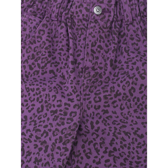 Little leopard  jeans 615 Purple leopard