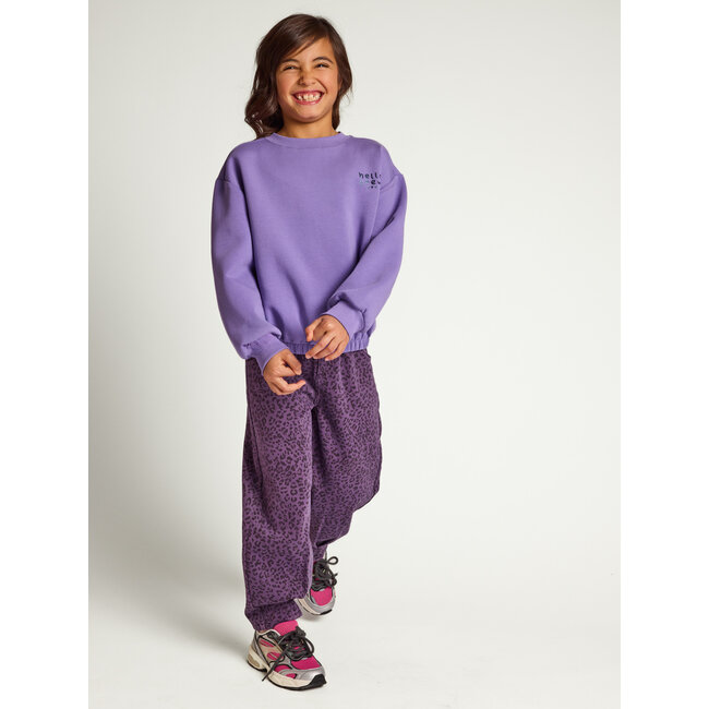 Little leopard  jeans 615 Purple leopard