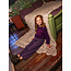 Little leopard  jeans 615 Purple leopard