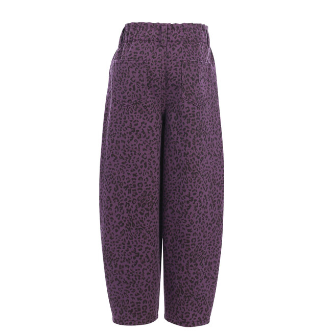 Little leopard  jeans 615 Purple leopard