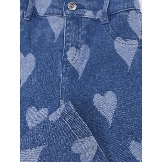 Little denim heart jeans 176 marine heart denim