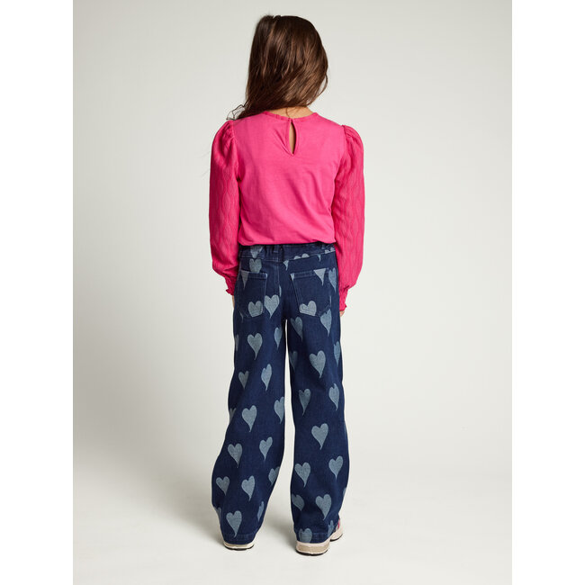 Little denim heart jeans 176 marine heart denim
