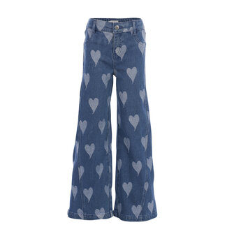 Looxs Little Little denim heart jeans 176 marine heart denim