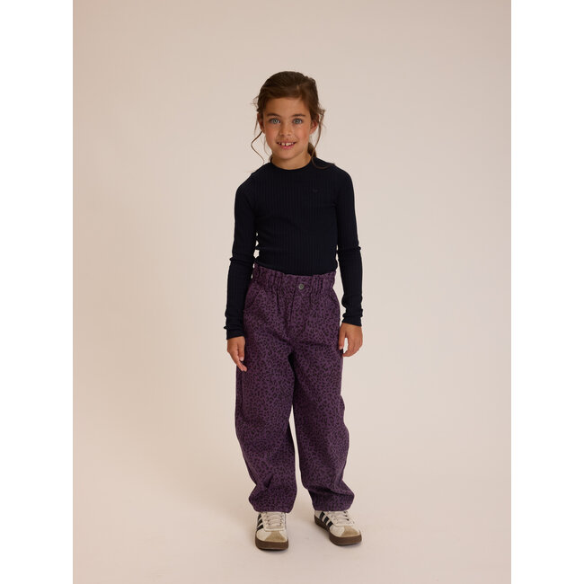 Little rib Tee 157 night blue