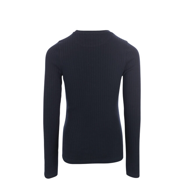 Little rib Tee 157 night blue