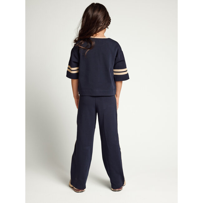 Little interlock T-shirt 157 night blue
