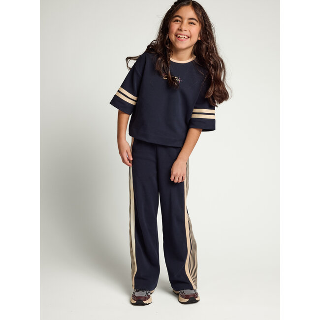 Little interlock T-shirt 157 night blue
