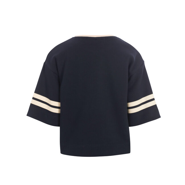 Little interlock T-shirt 157 night blue