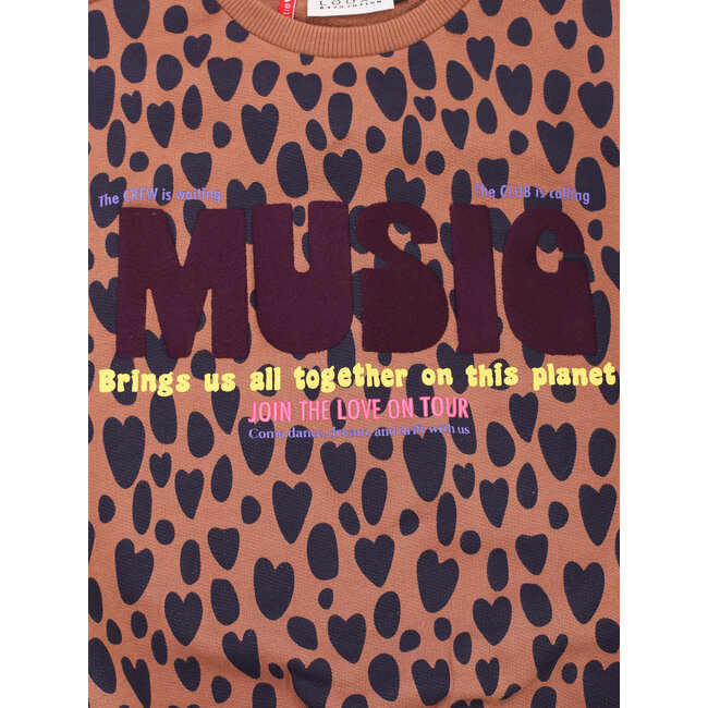 Little leopard sweater 676 LEOPARD LOVE
