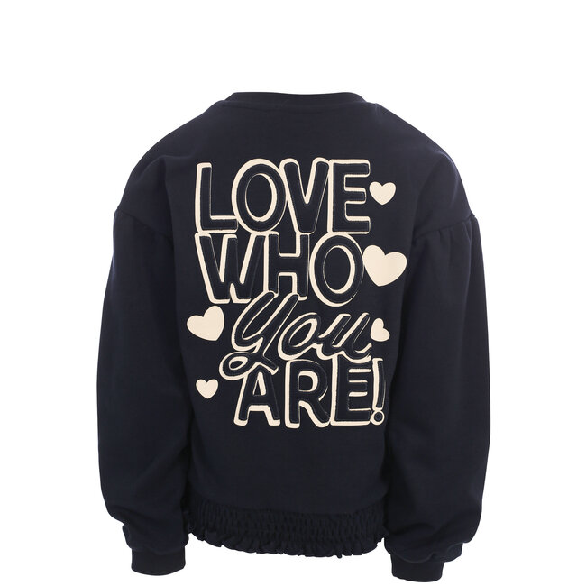 Little interlock sweater 157 night blue