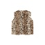 Didi Flo girls faux fur gilet with closure 900 Animal