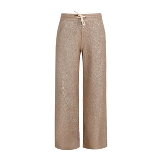 Like Flo Fenya Flo girls metallic straight leg pants 556 Soft gold