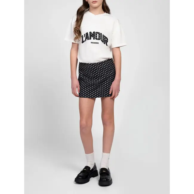 Jayne Polka Skort 1058 Black/Off White