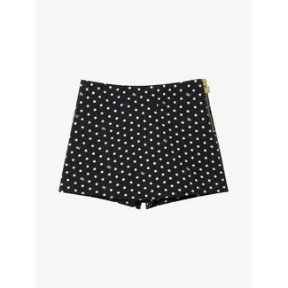 Nik&Nik Jayne Polka Skort 1058 Black/Off White