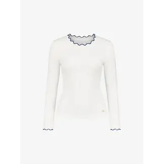 Nik&Nik Eveline Rib Top 2000 Off White