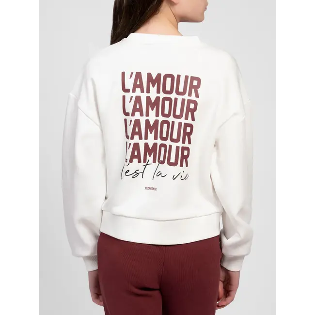 L'Amour Sweatshirt 2000 Off White