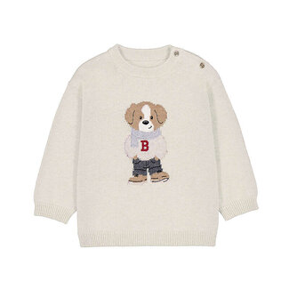 Mayoral Character intarsia sweater   87H. Stone