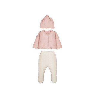 Mayoral footed pants and cardigans se11H. Nude