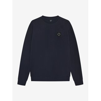 Rellix Loose Fit Sweat Badge Brushed Dark Navy 7599 Navy
