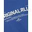Loose Fit Sweat Badge Brushed Blue 7642 Fresh Cobalt
