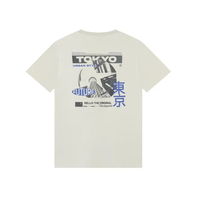 T-Shirt Chest and Backprint  Grey 1485 Dusty Kit