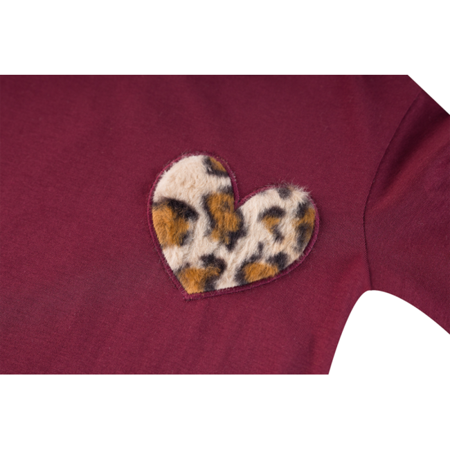 LILA T-shirt long sleeves BORDEAUX