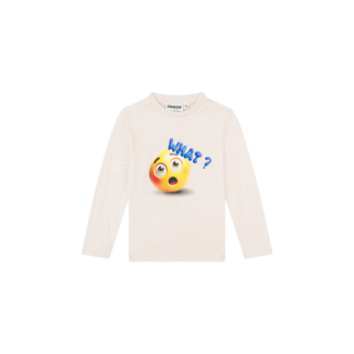 Someone CASPER T-shirt long sleeves ECRU MELANGE